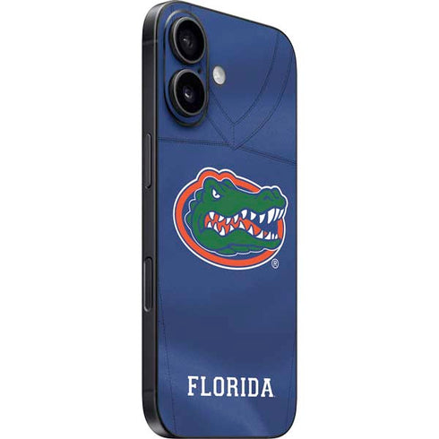 University of Florida Blue Jersey iPhone 16 Plus Skin